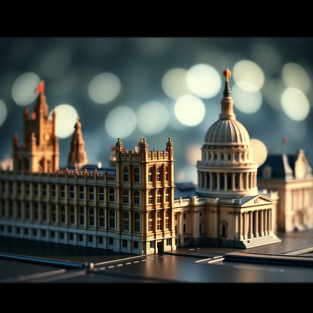 UK Parliament placed next to US Congress